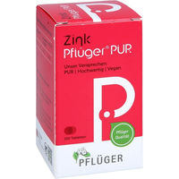 Produktbild von Zink Pflüger PUR Zinkgluconat 10 mg Tabletten 100 Stück vegan glutenfrei laktosefrei