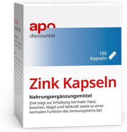 Zink Picolinat Kapseln 10 mg von apodiscounter 105 Stück – Bild 1 von 1