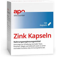 Produktbild von Zink Picolinat Kapseln 10 mg von apodiscounter 105 Stück