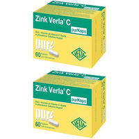 Produktbild von Zink Verla pur Kapseln mit Zinkgluconat 120 Kapseln