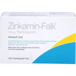 ZINKAMIN Dr. Falk Pharma Zink 15 mg Kapseln 100 Stück – Bild 1 von 1
