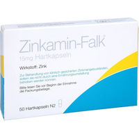 Produktbild von Zinkamin Falk Dr. Falk Pharma Zink-Histidin-Komplex 15 mg Hartkapseln 50 Stück für Erwachsene