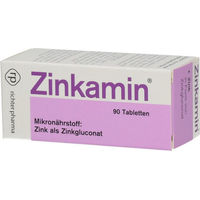 Produktbild von Zinkamin Richter Pharma AG Zinkgluconat Tabletten