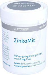 Zinkomit MSE Pharmazeutika Zink Bisglycinat 15 mg Kapseln glutenfrei und laktosefrei 60 Stück – Bild 1 von 1