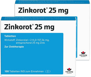Zinkorot Zink 25 mg Tabletten vegan laktosefrei glutenfrei für Sportler 200 Stück – Bild 1 von 1