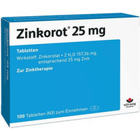 Produktbild von Zinkorot Zink Tabletten 25 mg für Sportler sowie Schwangere und Stillende