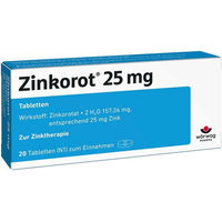 Produktbild von Zinkorot Zink Tabletten 25 mg für Sportler sowie Schwangere und Stillende