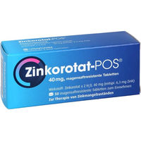 Produktbild von Zinkorotat-POS Sandoz magensaftresistente Tabletten 40 mg 50 Stück
