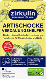 Zirkulin Artischocke Verdauungshilfe Kapseln vegan laktosefrei glutenfrei 30 Stück – Bild 1 von 1
