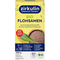 Produktbild von Zirkulin Bio Flohsamenschalen Pulver 300g – Geschmacksneutral und sehr gut quellfähig