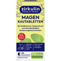 Produktbild von Zirkulin Magen-Lutschtabletten vegan glutenfrei laktosefrei 40 Stück