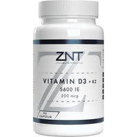 Produktbild von ZNT Nutrition Vitamin D3 + K2 Kapseln vegan und vegetarisch