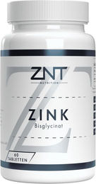 ZNT Nutrition Zink Bisglycinat Tabletten vegan und vegetarisch 60 Stück – Bild 1 von 1