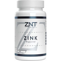 Produktbild von ZNT Nutrition Zink Bisglycinat Tabletten vegan und vegetarisch 60 Stück