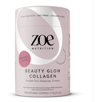 Produktbild von zoe Beauty Glow Collagen Pulver mit marinem Fisch, zuckerfrei und glutenfrei, 250 g