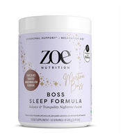 Produktbild von zoe Nutrition Boss Sleep Formula Pulver Chocolate Toasted Marshmallow glutenfrei 200 g
