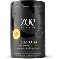 Produktbild von zoe Nutrition Furiosa Pre-Workout Pulver Tropical glutenfrei 300 g
