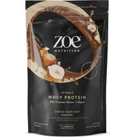 Produktbild von zoe Nutrition Whey Protein Pulver zuckerfrei und glutenfrei