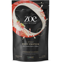 Produktbild von zoe Nutrition Whey Protein Pulver zuckerfrei und glutenfrei