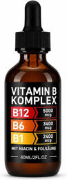Zoxpm Vitamin B Komplex Tropfen vegan und glutenfrei – Bild 1 von 2