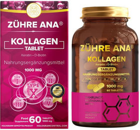 Zühre Ana Kollagen Kapseln Vegan Bio 60 Stück – Bild 1 von 6