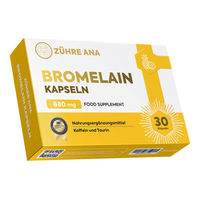 Produktbild von Zühre Ana Bromelain Kapseln Vegan ohne Zusatzstoffe 30 Stück
