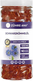 Zühre Ana Schwarzkümmelöl Weichkapseln 1300 mg – Bild 1 von 2