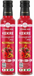 Zühre Ana Sirup Kekre Thermogenic Mix 250 ml mit Frucht- und Pflanzenextrakten und natürlichem Fruchtaroma – Bild 1 von 2