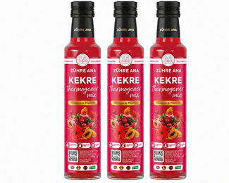 Zühre Ana Sirup Kekre Thermogenic Mix 250 ml mit Frucht- und Pflanzenextrakten und natürlichem Fruchtaroma – Bild 1 von 2
