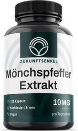 ZUKUNFTSENKEL Mönchspfecher Kapseln Vitex Agnus Castus Extrakt Hochdosiert Vegan 120 Kapseln – Bild 1 von 4