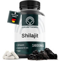 Produktbild von Zukunftsenkel Shilajit Mineralstoff-Komplex Kapseln hochdosiert vegan 120 Stück