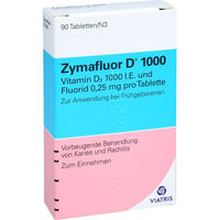 Produktbild von Zymafluor D 1000 Tabletten von Cooper Consumer Health mit 1000 µg