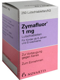 Zymafluor Tabletten mit Fluorid und Vitamin D für Kinder und Säuglinge 100 Stück – Bild 1 von 1