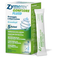 Produktbild von ZYMEREX GONFIORE FLUID Ananas Kräuter-Komplex Pulver 15 Beutel