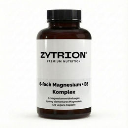 ZYTRION Magnesium Komplex mit Vitamin B6 Vegan Kapseln 120 Stück – Bild 1 von 1