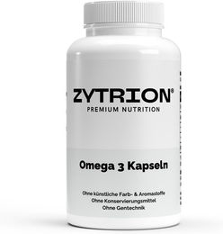 ZYTRION Omega 3 Fischöl mit EPA DHA und Vitamin E Kapseln ohne Zusatzstoffe 120 Stück – Bild 1 von 1