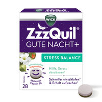 Produktbild von ZzzQuil GUTE NACHT+ STRESS BALANCE Tabletten 28 Stück