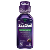 Produktbild von ZzzQuil Melatonin Gel mit Kamille und Lavendel, glutenfrei und ohne Aspartam, 354 ml