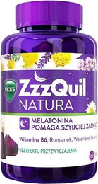 ZzzQuil Natura Melatonin Gummibärchen mit Vitamin B6, Baldrian und Lavendel, 60 Stück – Bild 1 von 3